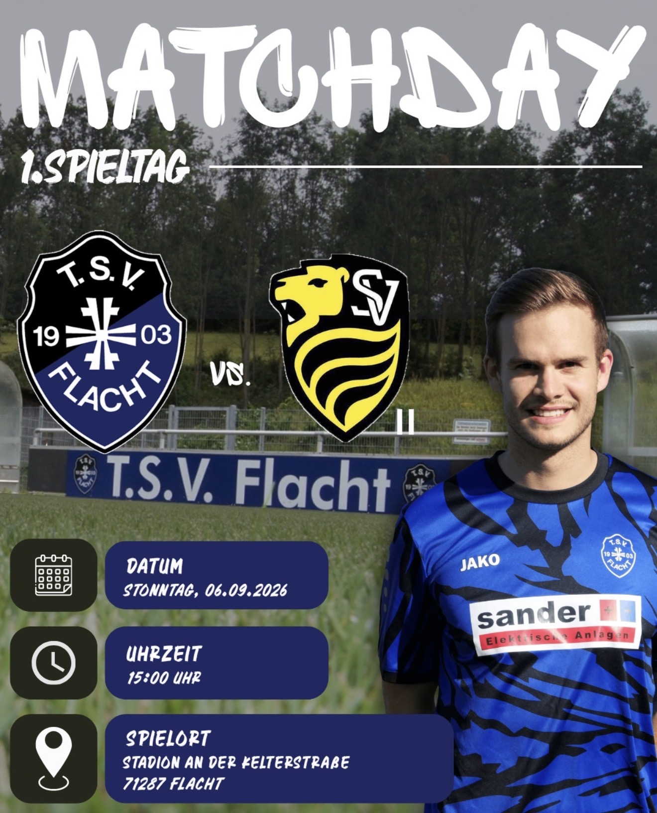 1. Spieltag: TSV Flacht – SV Leonberg/Eltingen II